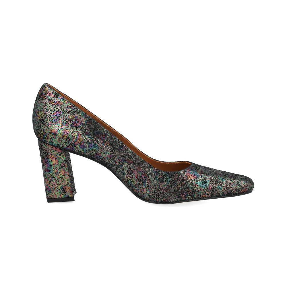 Grande et Jolie Mag 11 Noir Or - Magenta Chaussures