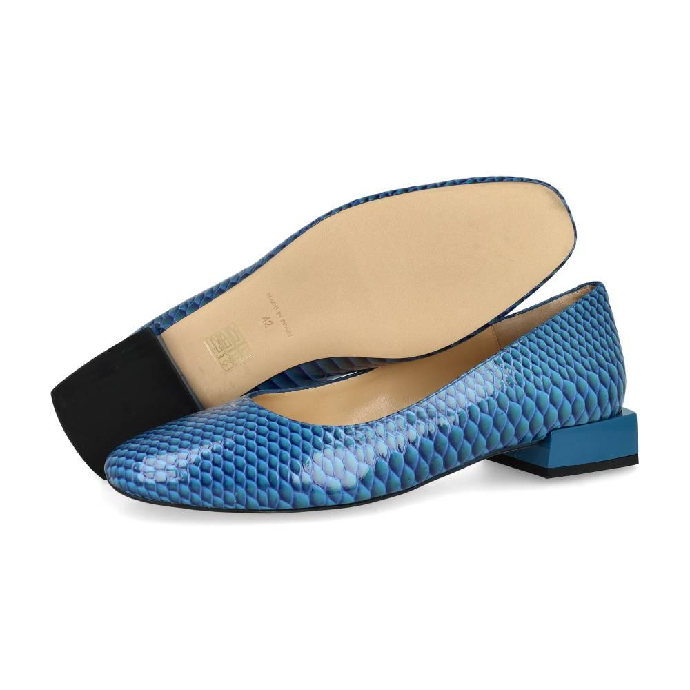 Grande et Jolie MAG - 1 Bleu Serpent - Magenta Chaussures