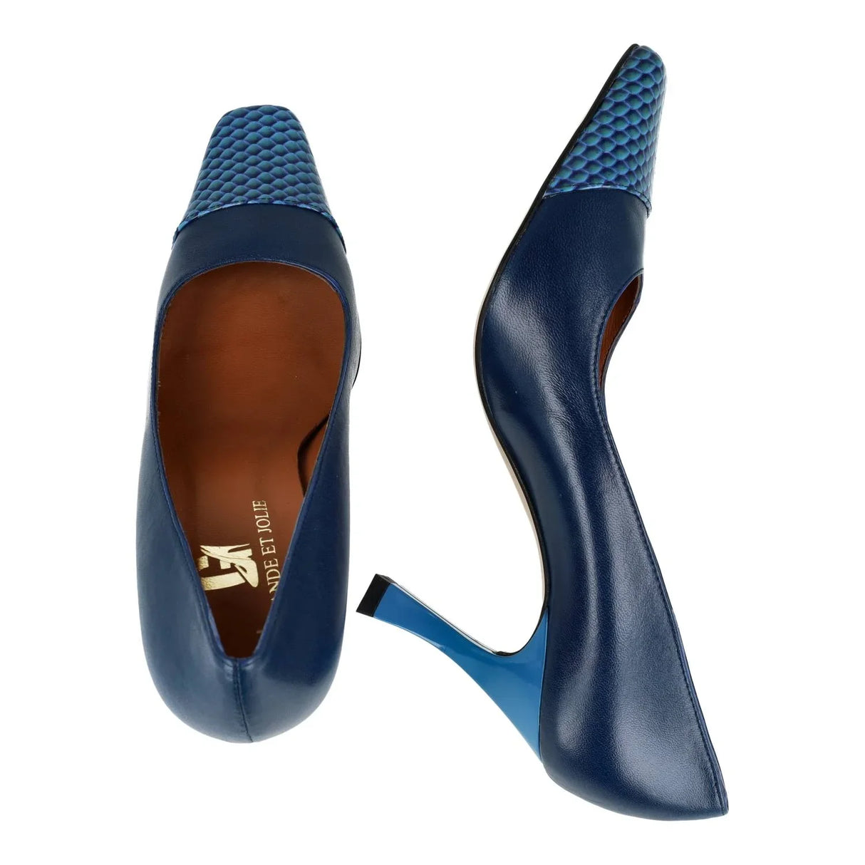 Grande et Jolie MAG13 Bleu - Magenta Chaussures