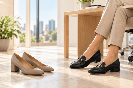 Chaussures confortables et élégantes pour le bureau - Magenta Chaussures