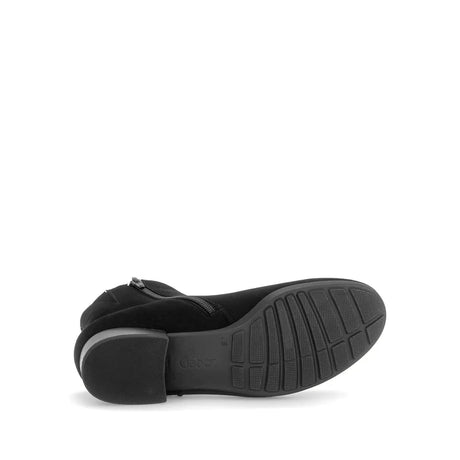 Bottines Gabor 72.719.47 Noires - Daim Lacets Grande Pointure Femme