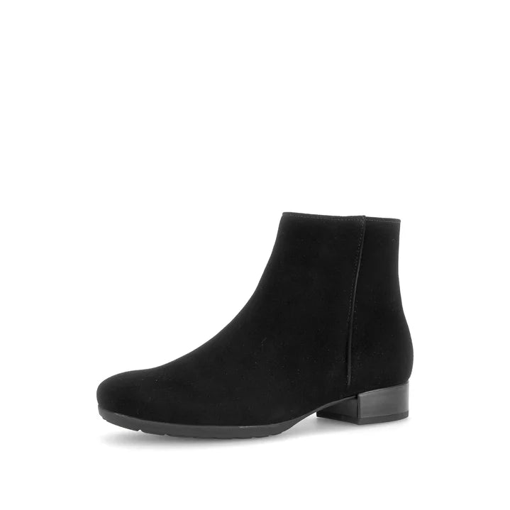 Bottines Gabor 72.719.47 Noires - Daim Lacets Grande Pointure Femme