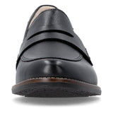 Mules Remonte D0F05-00 Noires - Cuir Lisse Talon Plat Grande Pointure Femme - Magenta Chaussures