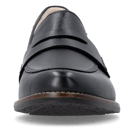 Mules Remonte D0F05-00 Noires - Cuir Lisse Talon Plat Grande Pointure Femme - Magenta Chaussures