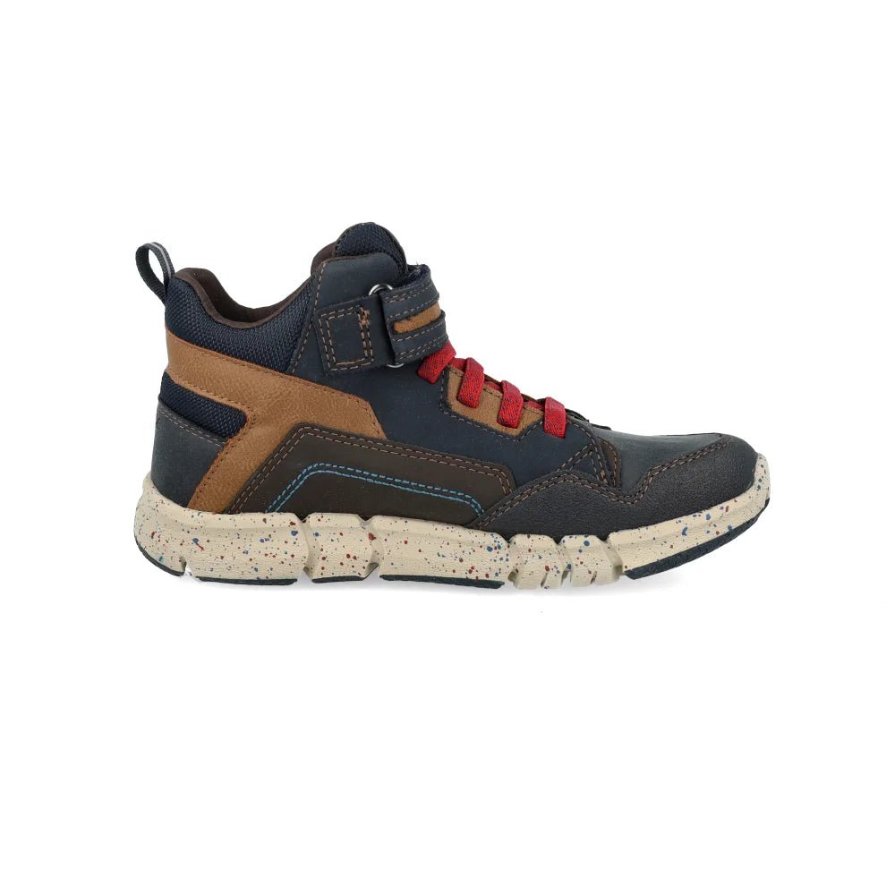 Geox J FLEXYPER B ABX B NAVY - Magenta Chaussures