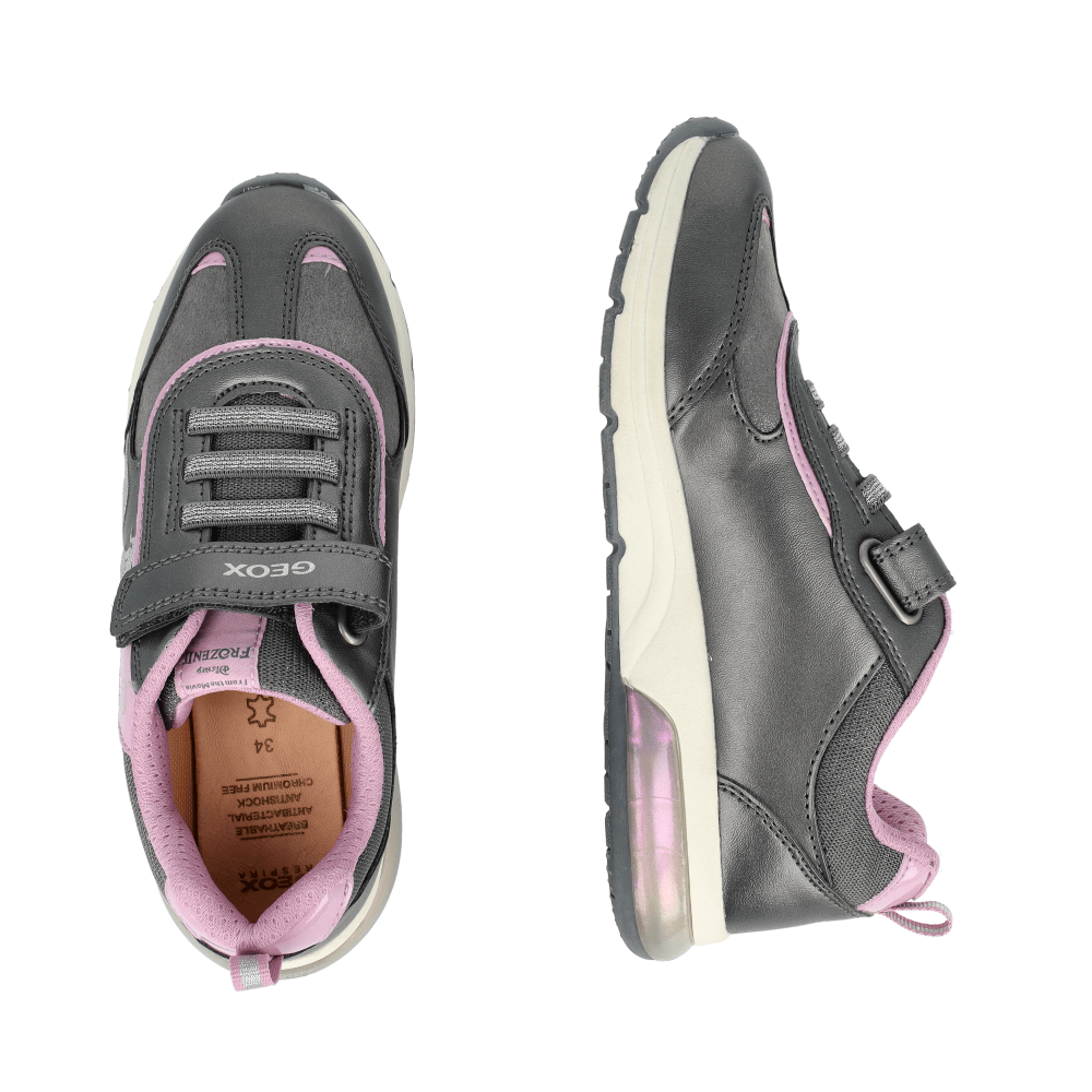 Geox J Spaceclub G. B J048VB - Magenta Chaussures