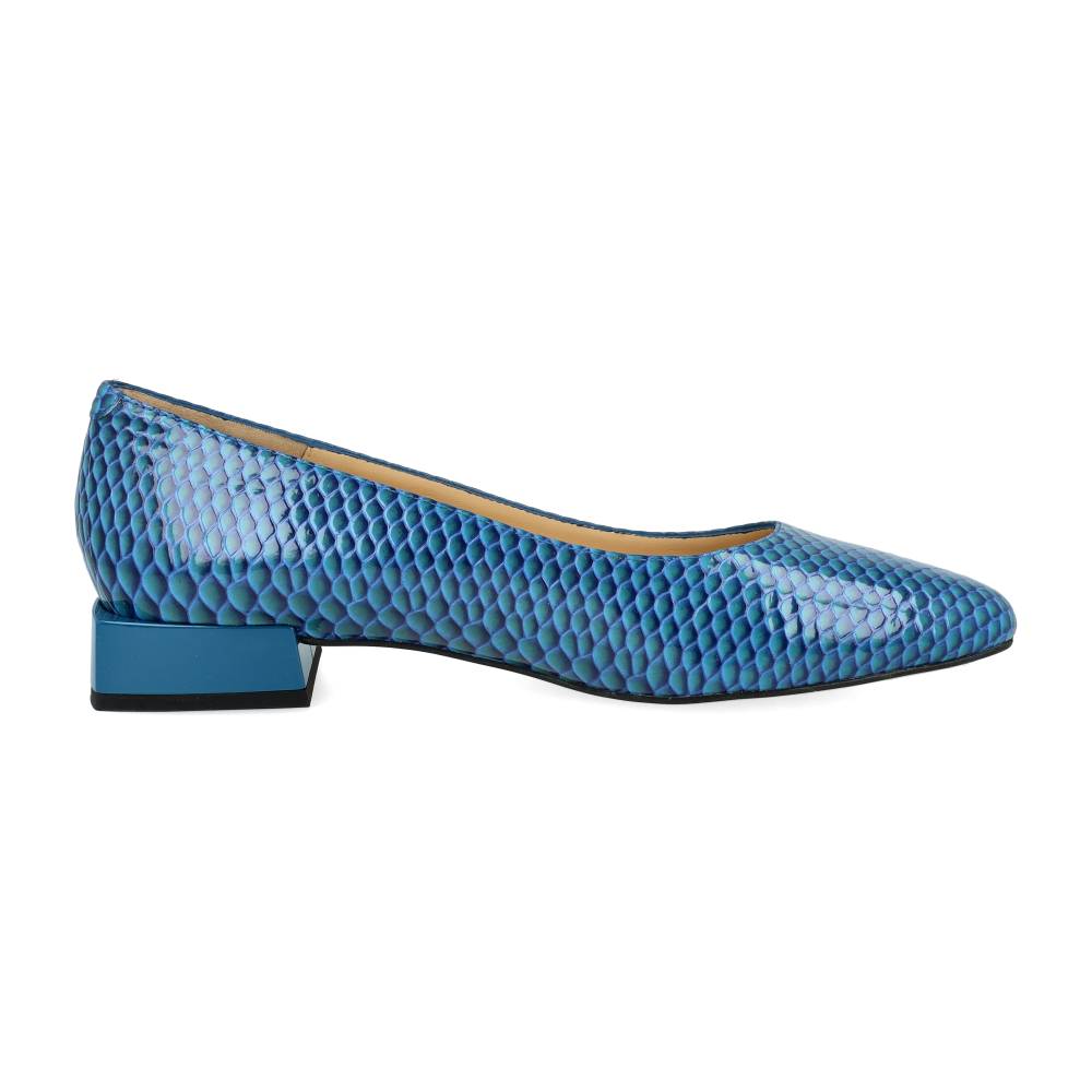 Grande et Jolie MAG - 1 Bleu Serpent - Magenta Chaussures