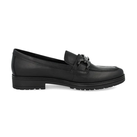 Mocassins Gabor 55.251.27 Noires - Cuir Lacets Grande Pointure Femme