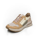 RIEKER Basket M6615 60 Beige comb - Magenta Chaussures