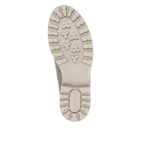 Bottines Remonte D0W72-20 Beige - Lacets Grande Pointure Femme