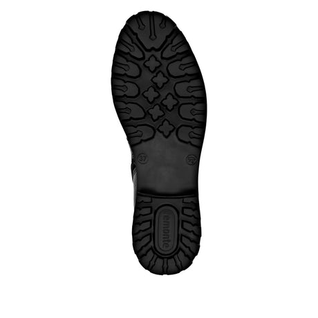 Bottines Remonte D8683-03 Noires - Lacets Grande Pointure Femme