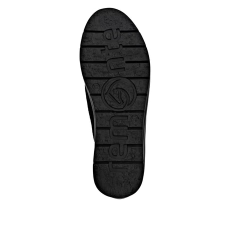 Bottines Remonte R0773-05 Noires - Lacets Grande Pointure Femme
