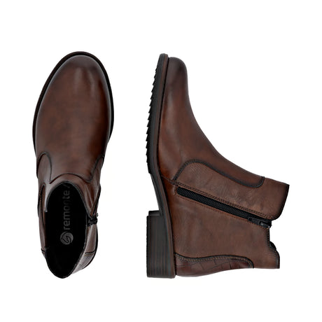 Bottines Remonte D0F70-23 Marron - Lacets Grande Pointure Femme
