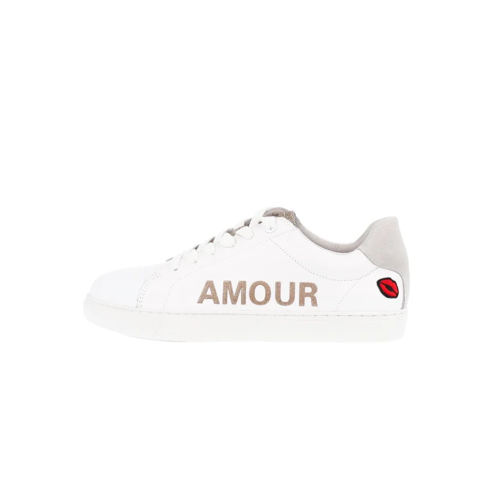 Bons Baisers Paris Simone Love Letters Gold - Magenta Chaussures