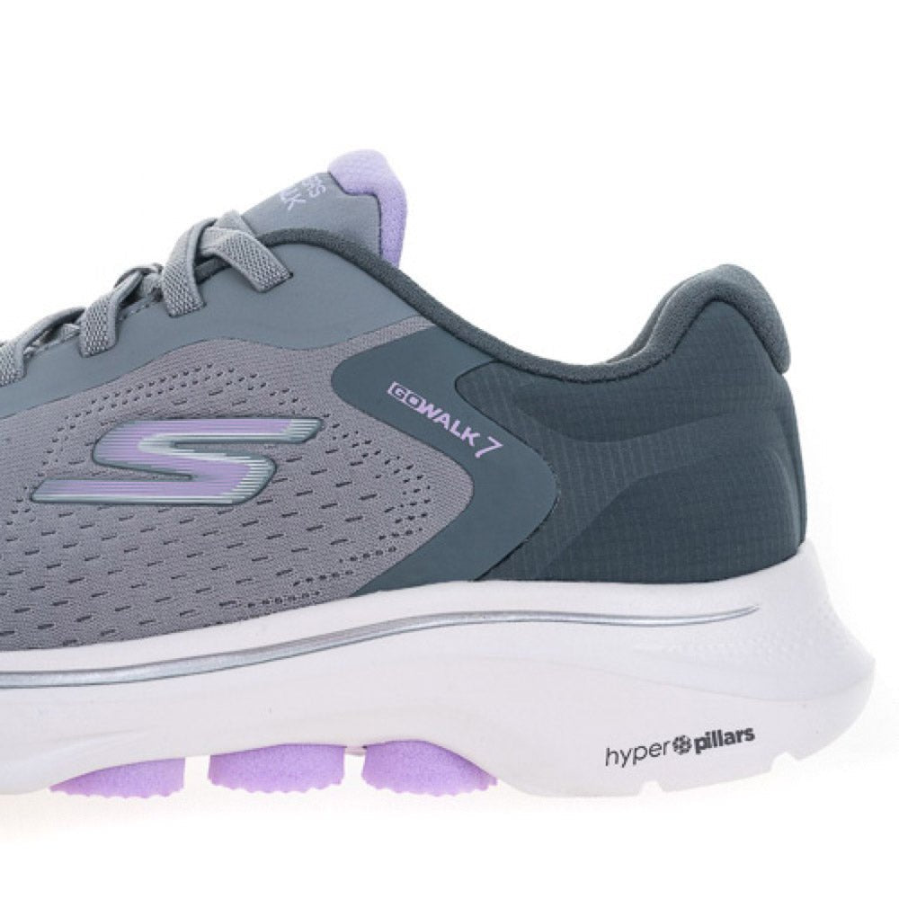 Skechers go walk 7 grey - Magenta Chaussures