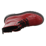 Tamaris 25862-29 574 Red croco - Grande et jolie - chaussures grandes tailles femme